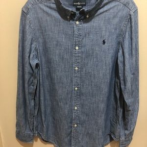 Young men’s Ralph Lauren jean shirt